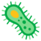 Microbe emoji on Google
